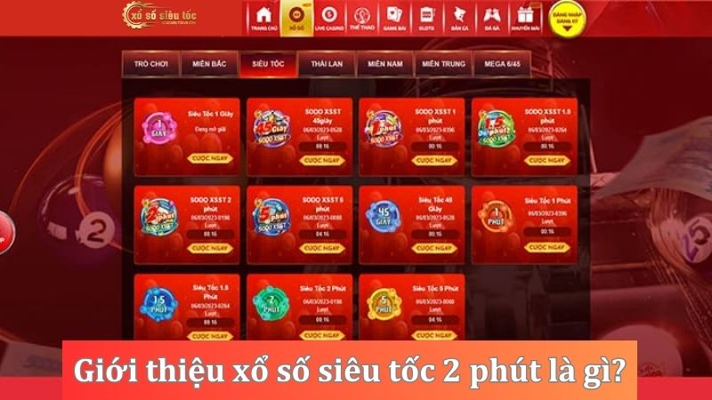 Hướng dẫn chơi xổ số siêu tốc 2p - 1